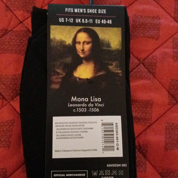 Artist Series Socks - 4 pairs, 4 different designs: - Picture 8 of 9